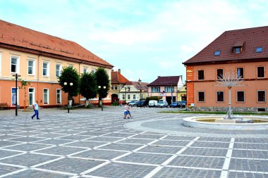 Köyün Codlea, Transilvanya tipik kırsal manzara