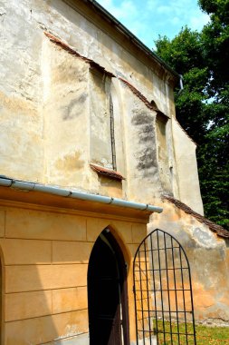 Ortaçağ Sakson kilise Codlea, en büyük Burzenland tarihi bölgesinde, Transilvanya, Romanya güçlendirilmiş. 