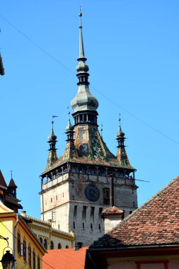 Ana kuleye. Ortaçağ Şehir Sighisoara