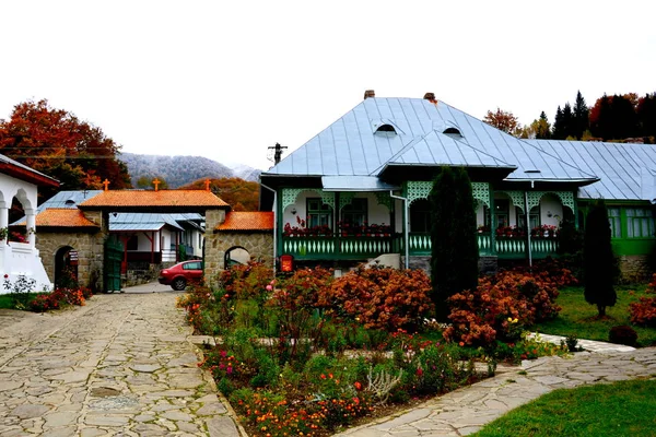 Binnenplaats Van Orthodoxe Die Zamfira Klooster Gebouwd Tijdens Het Bewind — Stockfoto