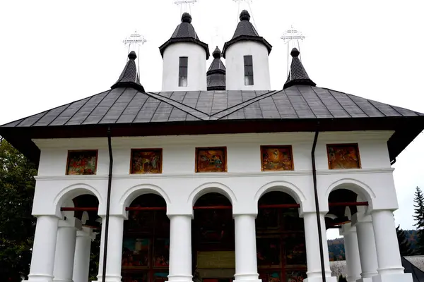 Church Cheia Monastery Prahova Romania Monastery Monks Dedicated Holy Trinity — 图库照片