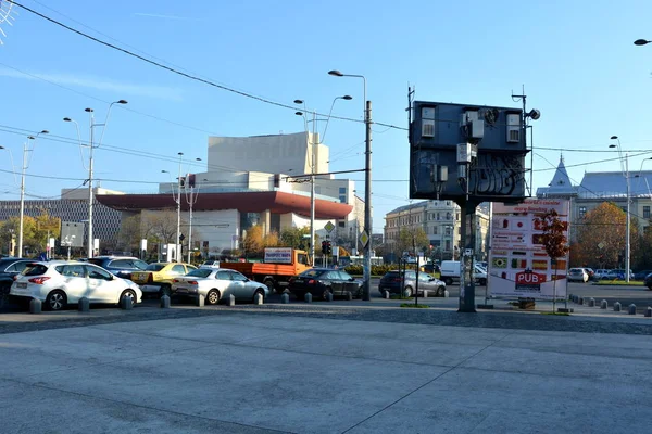 Типичный городской пейзаж в центре Бухареста - Бухарест — стоковое фото