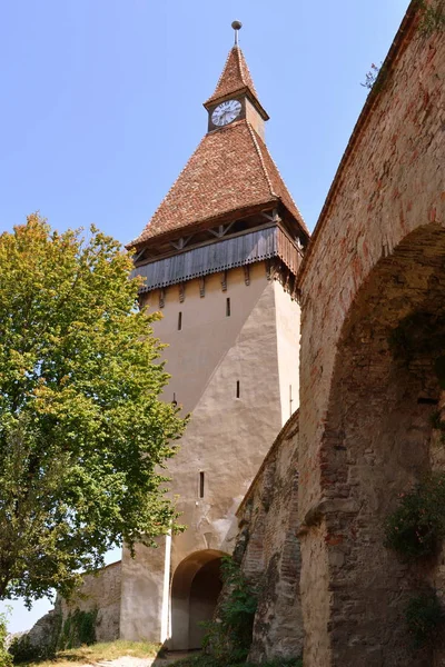 Eglise médiévale fortifiée Biertan, Transylvanie . — Photo
