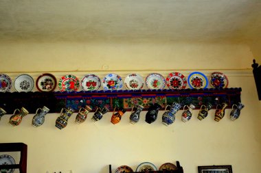 Müze, Park, Baron von Brukenthal sarayda Avrig, Transilvanya, Romanya.