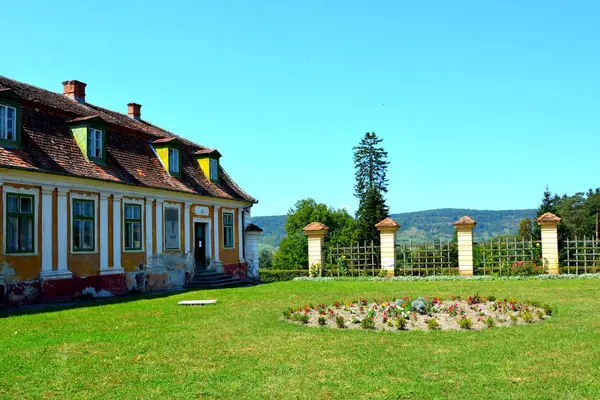 Park Baron Von Brukenthal Sarayda Avrig Transilvanya — Stok fotoğraf