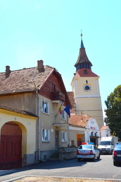 Fortified Saxon Church Village Bod Transylvania Romania — Stock Photo, Image