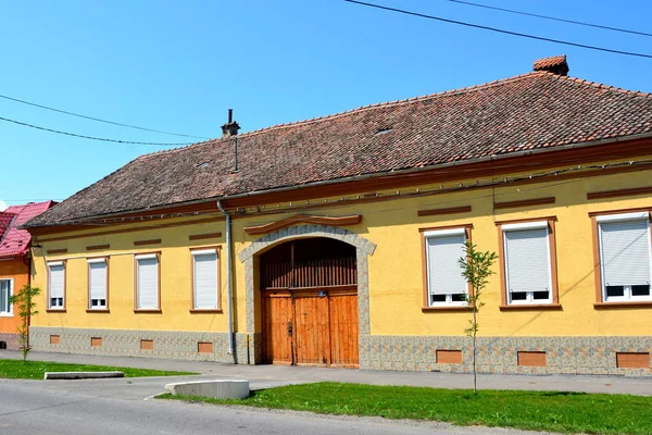 Casa Típica Aldeia Crit Kreutz Transilvânia Aldeões Começaram Construir Uma — Fotografia de Stock