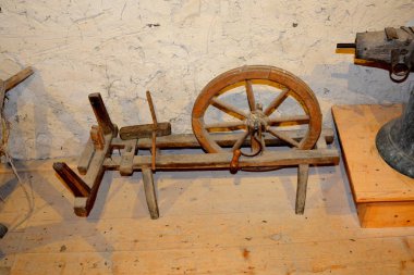 Ortaçağ Müzesi Sakson köyü Viscri - Weiss-Kreutz, Transilvanya, Romanya kilisede güçlendirilmiş