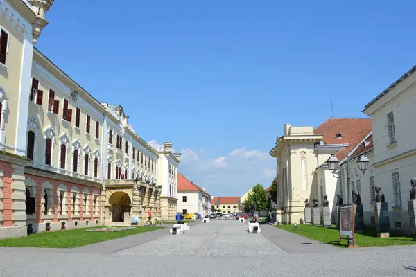 Ortaçağ Kalesi Alba Iulia Transilvanya Modern Şehir Önemli Daçya Politik — Stok fotoğraf