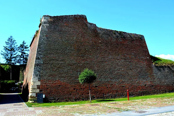 Fortezza Medievale Alba Iulia Transilvania Città Moderna Trova Vicino Sito — Foto Stock