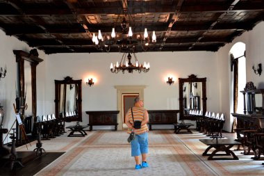 Şehrin Fagaras, Transilvanya, Romanya'nın merkezinde yer alan zengin bir ortaçağ tarihi ile eski bir Romen şehir eski ortaçağ kalesi.