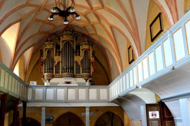Bağ Valley, Transilvanya, Romanya, Unesco Dünya Mirası alanı olarak ortaçağ kilise içinde güçlendirilmiş