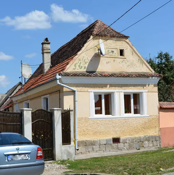 Casa Típica Aldeia Bod Transilvânia Roménia — Fotografia de Stock