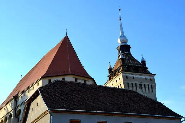 Città Medievale Sighisoara Paesaggio Urbano Nel Centro Della Città Medievale — Foto Stock