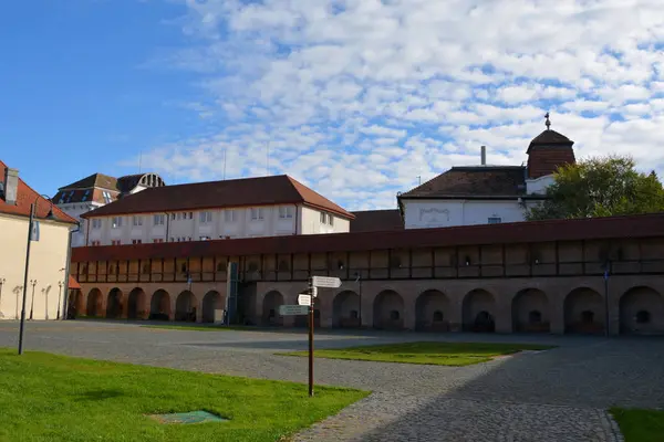 Typisch Stedelijke Landschap Roemeense Stad Targu Mures Transsylvanië Roemenië — Stockfoto