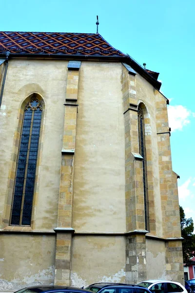 Tržní Náměstí Typická Městská Krajina Městě Sibiu Sedmihradsko Rumunsko — Stock fotografie