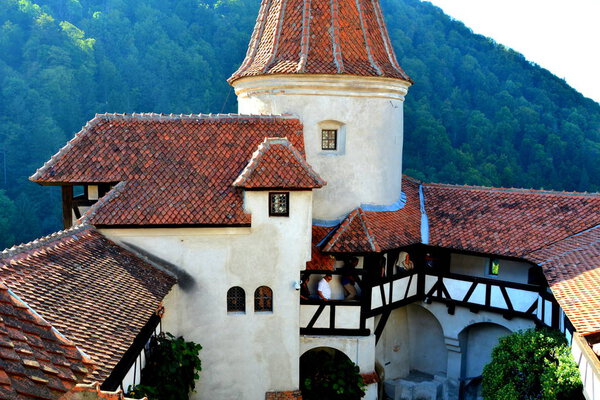  Bran castle, home of Dracula, Brasov, Transylvania, Romania