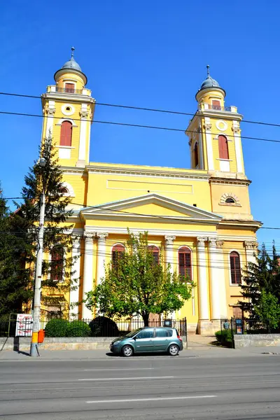 Kentsel Peyzaj Eski Romanya Şehir Cluj Napoca Klausenburg Transilvanya Romanya — Stok fotoğraf