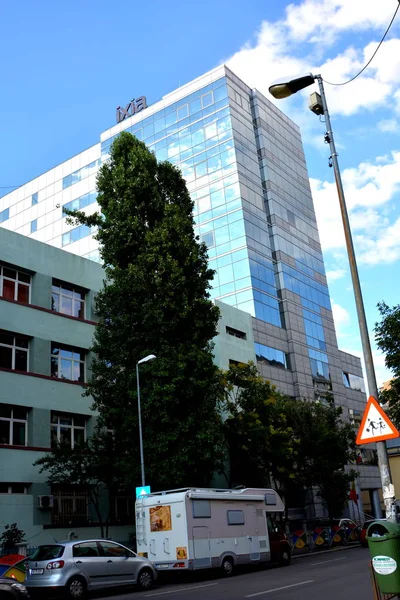 Typisch Stedelijk Landschap Het Centrum Van Boekarest Bucuresti Charst Hoofdstad — Stockfoto