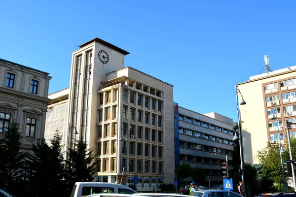 Paisaje Urbano Típico Centro Bucarest Bucuresti Charest Capital Rumania Bucarest —  Fotos de Stock