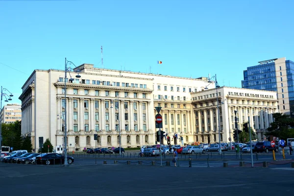 Tipico Paesaggio Urbano Nel Centro Bucarest Bucuresti Carest Capitale Della — Foto Stock