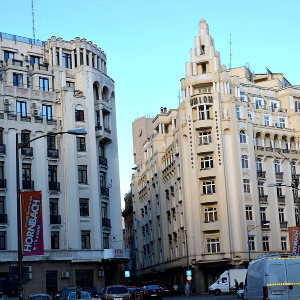 Typical Urban Landscape Center Bucharest Bucuresti Charest Capital Romania Bucharest — Stock Photo, Image