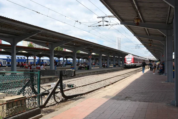 Typiskt Stads Landskap Centrum Bukarest Bucuresti Rumäniens Huvudstad Bukarest Har — Stockfoto