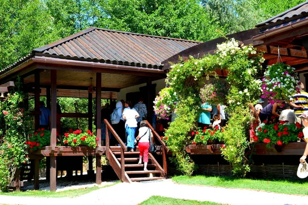 Visitando Monasterio Sinca Veche Fagaras Cerca Fagaras Monasterio Muy Visitado — Foto de Stock