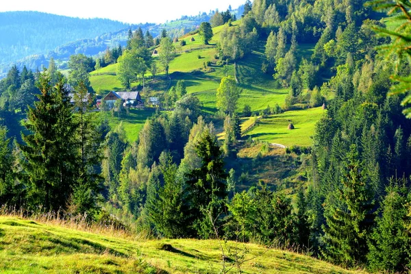 Landscape Apuseni Mountains Transylvania Which Belongs Western Romanian Carpathians Also — Stock Photo, Image