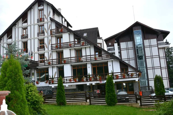 Peyzaj Poiana Brasov Kış Spa Turistik Stasyonu Poiana Brasov Brasov — Stok fotoğraf