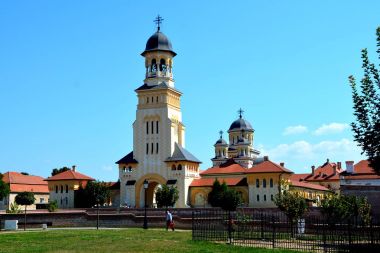  Ortaçağ Kalesi Alba Iulia, Transilvanya. Modern şehir önemli Daçya politik, ekonomik ve sosyal merkezi antik Yunan coğrafyacı Ptolemaios tarafından sözü edilen Apulon, sitenin yakınında bulunmaktadır