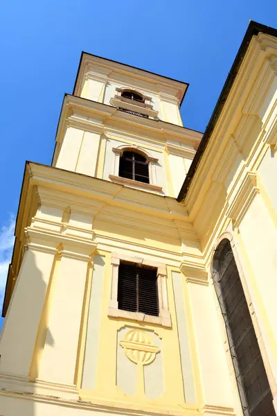 Market Square. Typical urban landscape in the city Sibiu, Transylvania — Stock Photo, Image