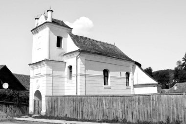 Tipik ev köyün Malancrav, Transilvanya, Romanya