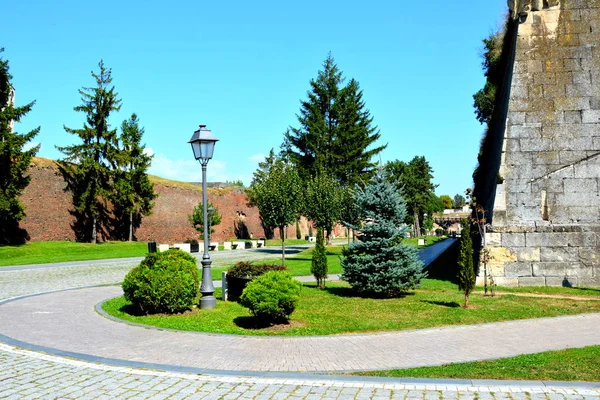 Ortaçağ Kalesi Alba Iulia, Transilvanya. — Stok fotoğraf