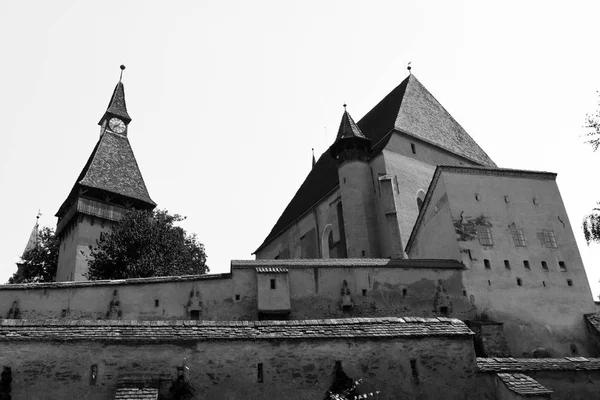 Befestigte mittelalterliche Kirche biertan, Transsilvanien. — Stockfoto