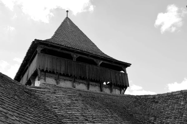 Befestigte Sächsische Mittelalterliche Kirche Dorf Viscri Kirchenburg Von Deutschweikirch Siebenbürgen — Stockfoto