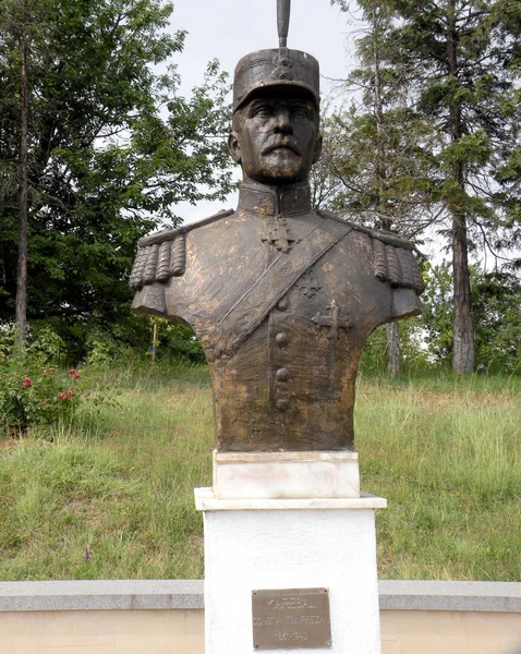 Άγαλμα Του Ένας Ήρωας Marasesti Μνημόσυνο Από Την Παγκοσμίου Πολέμου — Φωτογραφία Αρχείου