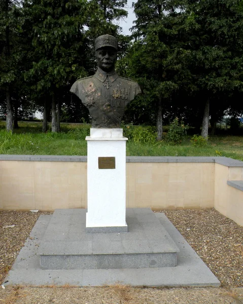 Estátua Herói Marasesti Memorial Primeira Guerra Mundial Roménia — Fotografia de Stock