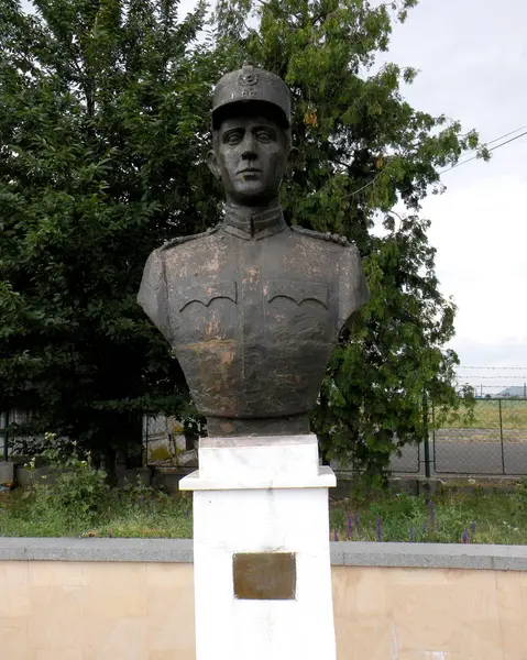 Estatua Héroe Marasesti Memorial Primera Guerra Mundial Rumania —  Fotos de Stock