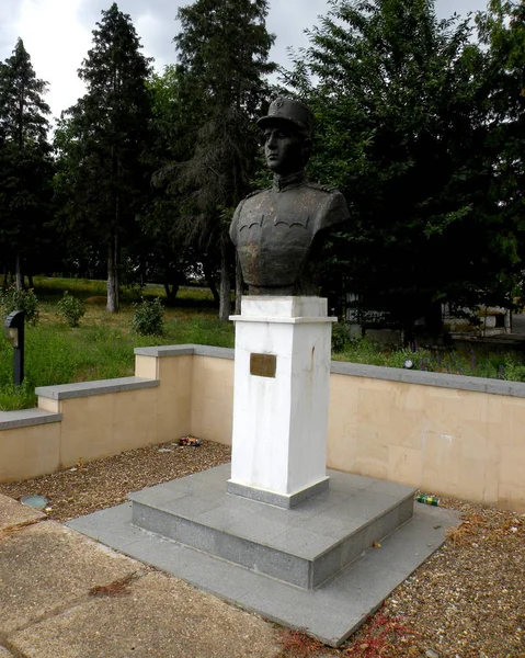 Estatua Héroe Marasesti Memorial Primera Guerra Mundial Rumania —  Fotos de Stock