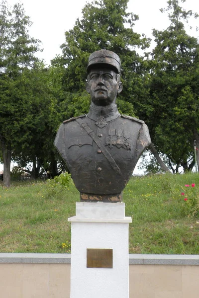 Estatua Héroe Marasesti Memorial Primera Guerra Mundial Rumania —  Fotos de Stock