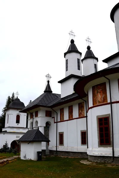 Chiesa Del Monastero Cheia Prahova Complesso Ortodosso Rumeno Monastero Dei — Foto Stock