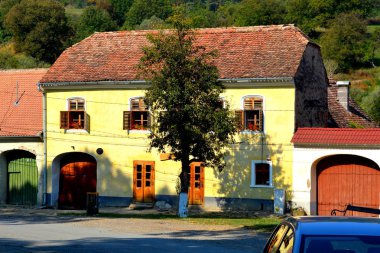Ortaçağ Sakson kilise Saschiz Keisd, Transilvanya güçlendirilmiş