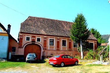 Ortaçağ Sakson kilise Saschiz Keisd, Transilvanya güçlendirilmiş