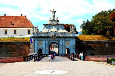   Ortaçağ Kalesi Alba Iulia, Transilvanya.