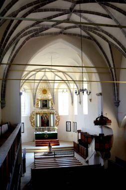 Ortaçağ içinde Sakson kilise Saschiz Keisd, Transilvanya güçlendirilmiş