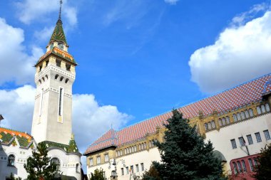 Tipik kentsel peyzaj şehrin Targu Mures, Romanya