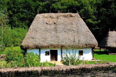 Dumbrava Sibiului 'deki Köylü Müzesi, Transilvanya, Romanya