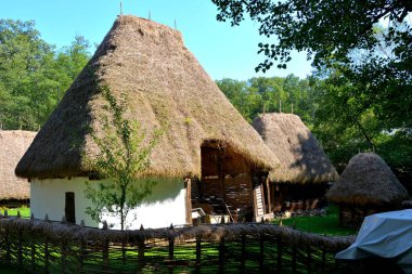 Dumbrava Sibiului 'deki Köylü Müzesi, Transilvanya, Romanya