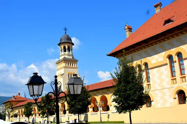 Middeleeuwse vesting Alba Iulia, Transsylvanië. — Stockfoto